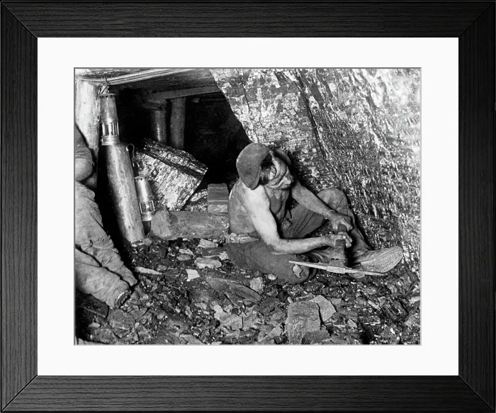 Framed Print : Coal mining at the seam face Framed Print : Coal mining at the seam face