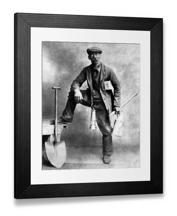 Framed Print : Coal miner Framed Print : Coal miner