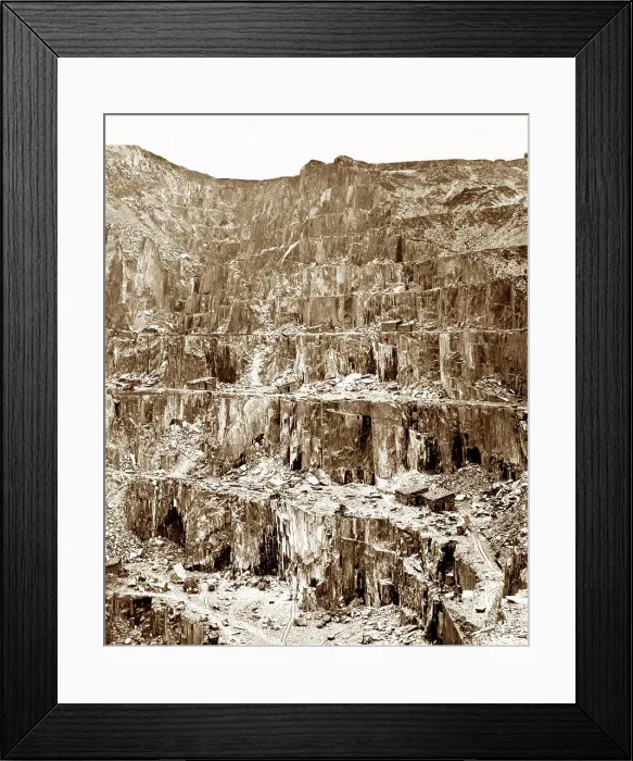 Framed Print : Penryhn Slate Quarry, North Wales Framed Print : Penryhn Slate Quarry, North Wales