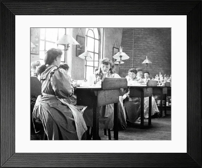 Framed Print : Lambeth Doulton Faience Factory - Painting Framed Print : Lambeth Doulton Faience Factory - Painting