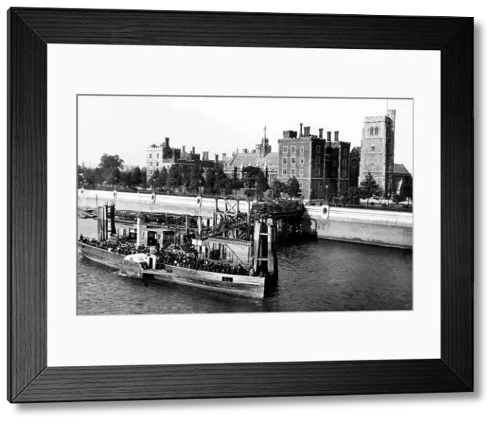 Framed Print : Lambeth Palace London Victorian period Framed Print : Lambeth Palace London Victorian period