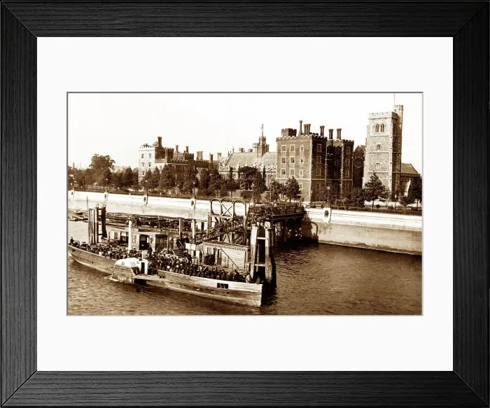 Framed Print : Lambeth Palace, Victorian period Framed Print : Lambeth Palace, Victorian period