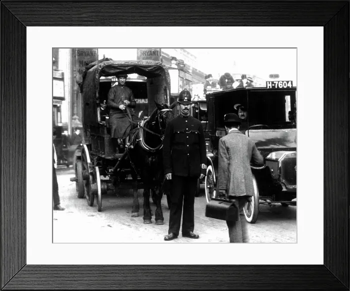 Framed Print : London Policeman probably 1920s Framed Print : London Policeman probably 1920s