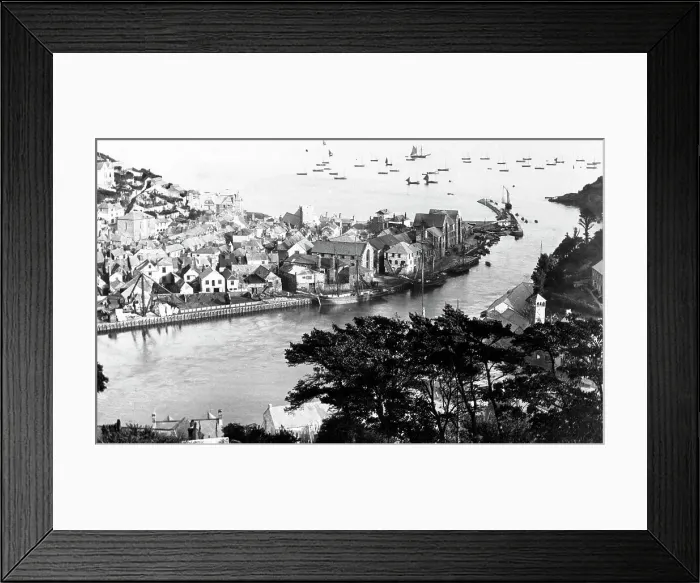 Framed Print : Looe Cornwall Victorian period Framed Print : Looe Cornwall Victorian period