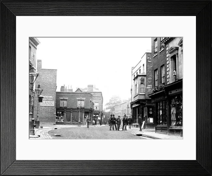 Framed Print : Maidenhead High Street Victorian period Framed Print : Maidenhead High Street Victorian period
