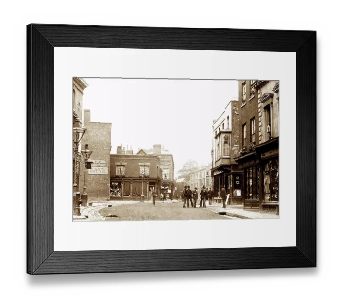 Framed Print : High Street, Maidenhead, Victorian period Framed Print : High Street, Maidenhead, Victorian period
