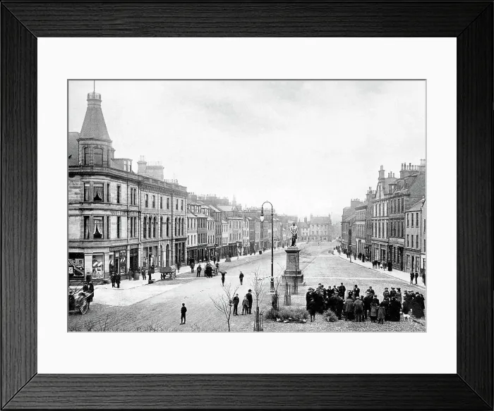 Framed Print : High Street Montrose Victorian period Framed Print : High Street Montrose Victorian period