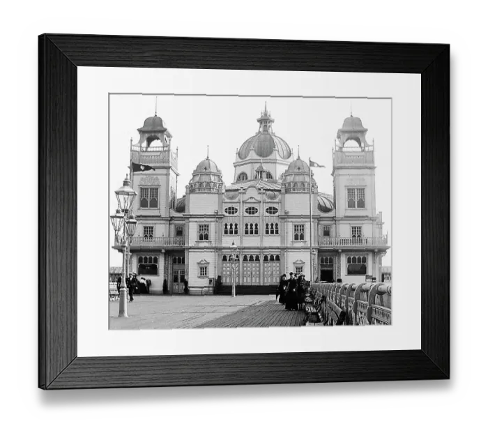 Framed Print : Morecambe Pier Edwardian period Framed Print : Morecambe Pier Edwardian period