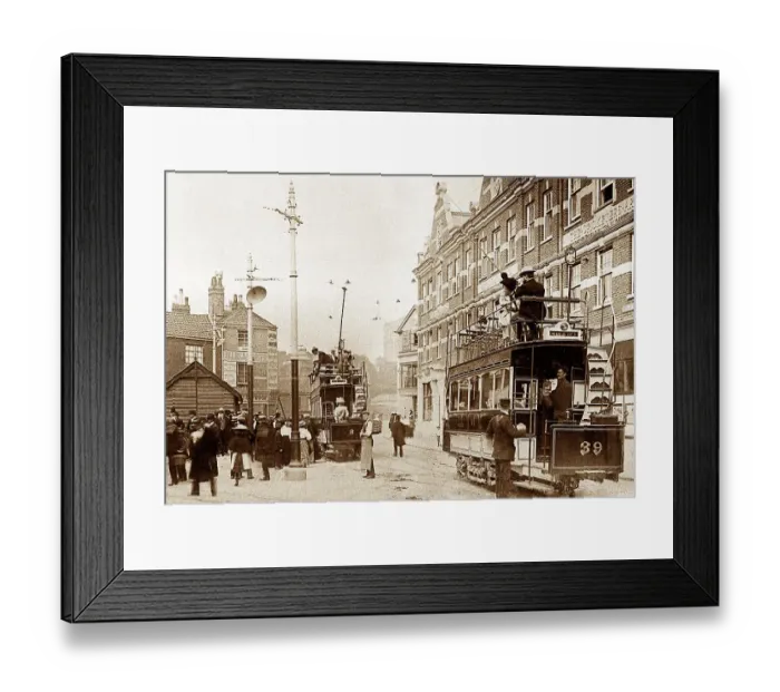 Framed Print : Orford Place Norwich Edwardian period, early 1900s Framed Print : Orford Place Norwich Edwardian period, early 1900s