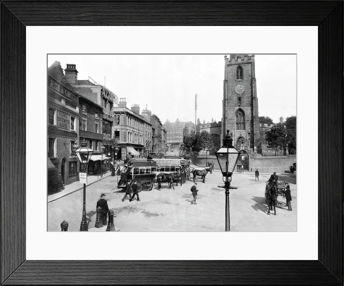 Framed Print : Nottingham, St Peters Gate Framed Print : Nottingham, St Peters Gate