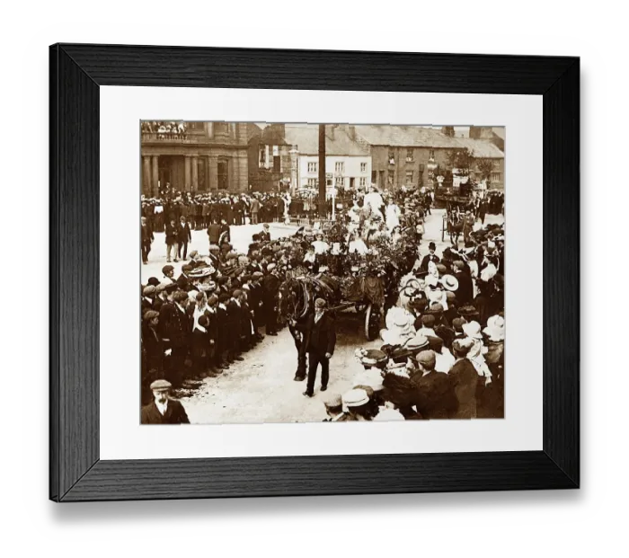 Framed Print : Otley Festival, early 1900s Framed Print : Otley Festival, early 1900s