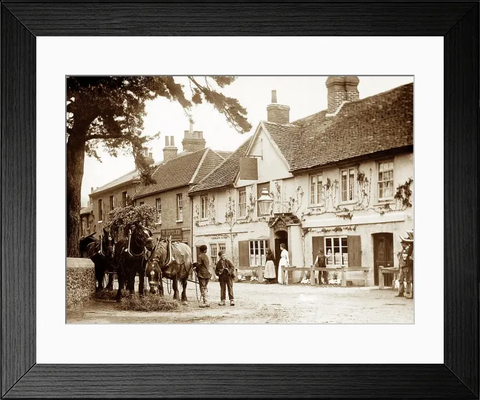 Framed Print : Pangbourne, Victorian period Framed Print : Pangbourne, Victorian period