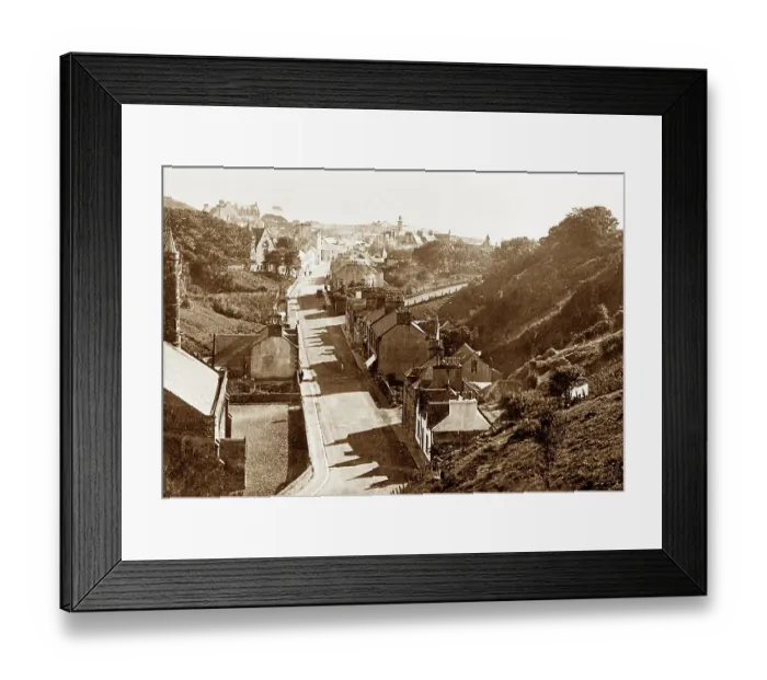 Framed Print : Portpatrick Victorian period Framed Print : Portpatrick Victorian period