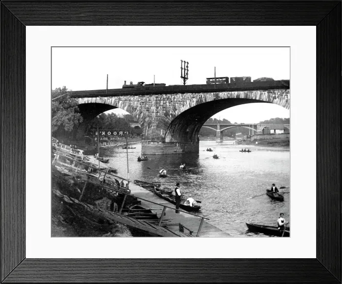 Framed Print : Preston River Ribble early 1900s Framed Print : Preston River Ribble early 1900s