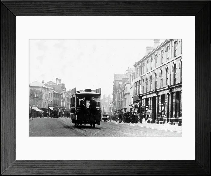 Framed Print : Broad Street Reading Victorian period Framed Print : Broad Street Reading Victorian period