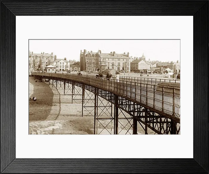 Framed Print : Rhyl Pier Victorian period Framed Print : Rhyl Pier Victorian period