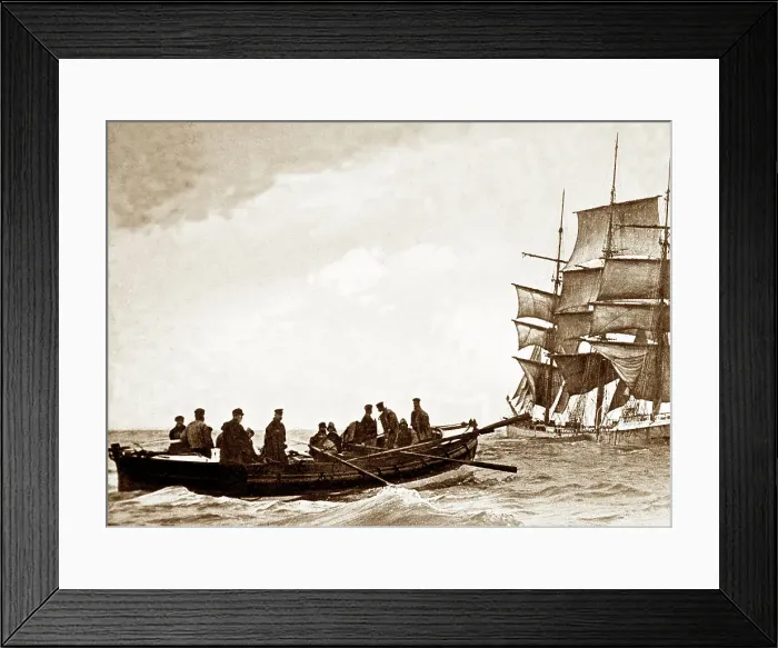 Framed Print : The wreck of the Ardencraig, Isles of Scilly, in 1911 Framed Print : The wreck of the Ardencraig, Isles of Scilly, in 1911
