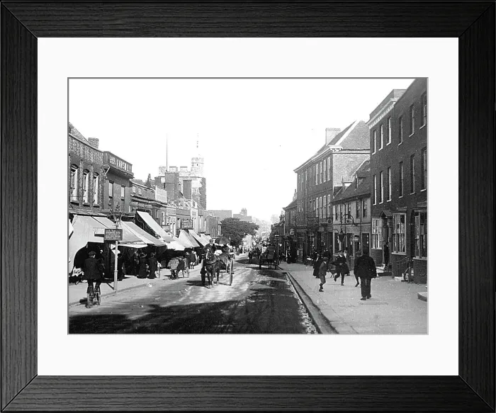 Framed Print : Sittingbourne High Street early 1900s