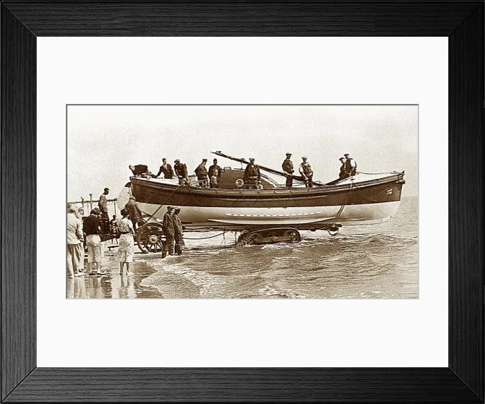 Framed Print : Skegness, Lifeboat, Anne Allen 1932 Framed Print : Skegness, Lifeboat, Anne Allen 1932