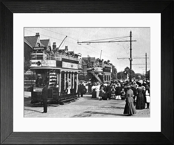 Framed Print : St. Annes The Square early 1900s Framed Print : St. Annes The Square early 1900s