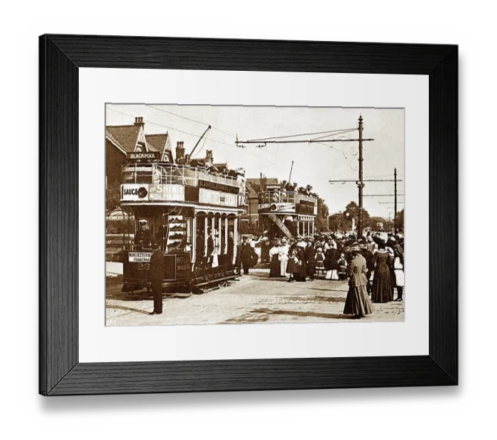Framed Print : St. Annes The Square early 1900s Framed Print : St. Annes The Square early 1900s