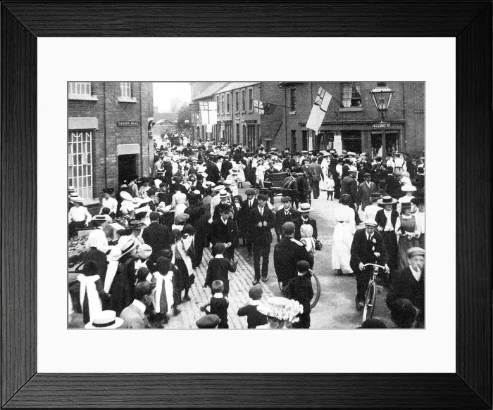 Framed Print : Stafford Gaol Road Corner early 1900s Framed Print : Stafford Gaol Road Corner early 1900s