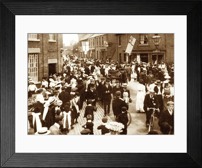 Framed Print : Stafford Gaol Road Corner early 1900s Framed Print : Stafford Gaol Road Corner early 1900s