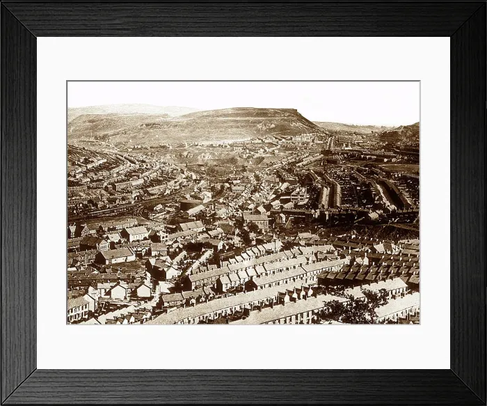 Framed Print : Tonypandy, Wales, Victorian period Framed Print : Tonypandy, Wales, Victorian period