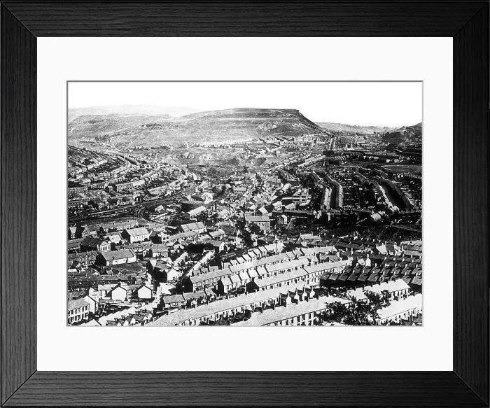 Framed Print : Tonypandy early 1900s Framed Print : Tonypandy early 1900s