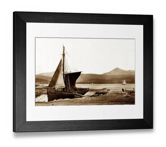 Framed Print : Brodick Bay Isle of Arran Victorian period Framed Print : Brodick Bay Isle of Arran Victorian period