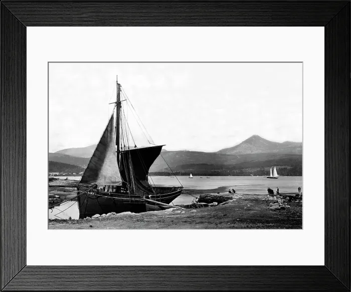 Framed Print : Brodick bay, Isle of Arran, Victorian period Framed Print : Brodick bay, Isle of Arran, Victorian period