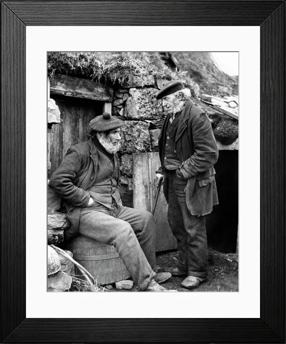 Framed Print : Isle of Skye gentlemen Victorian period Framed Print : Isle of Skye gentlemen Victorian period