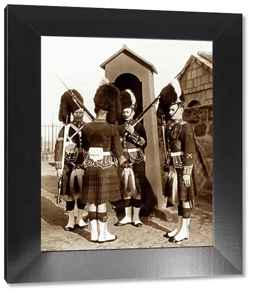 Gordon Highlander Edinburgh Castle Victorian period