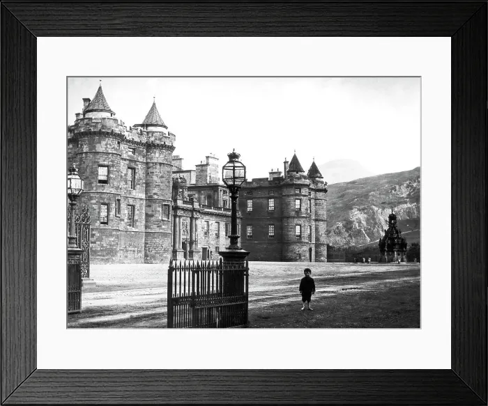 Framed Print : Holyrood Palace Edinburgh Victorian period Framed Print : Holyrood Palace Edinburgh Victorian period
