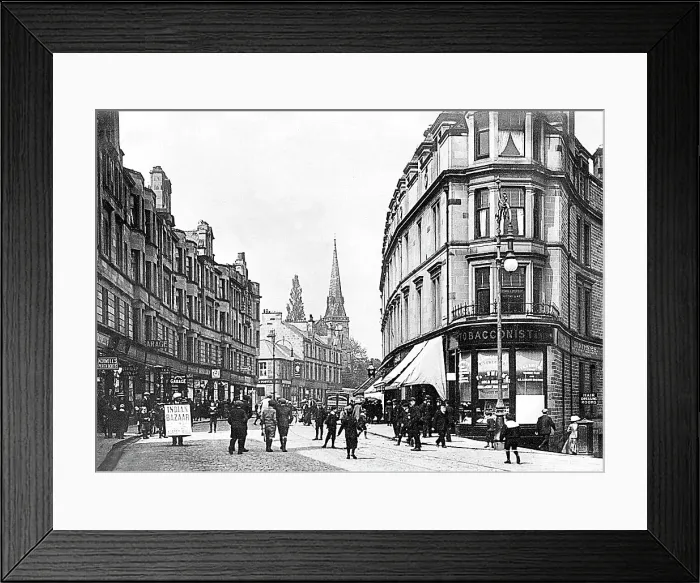 Framed Print : Stirling, Barnton Street Framed Print : Stirling, Barnton Street