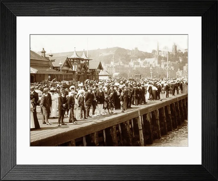 Framed Print : Rothesay Pier Victorian period Framed Print : Rothesay Pier Victorian period