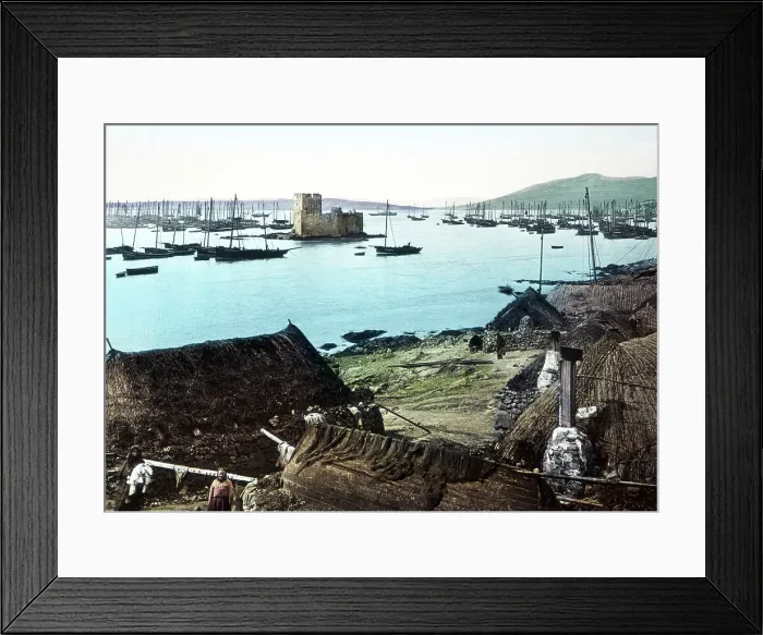 Framed Print : Castlebay, Isle of Barra, Victorian period Framed Print : Castlebay, Isle of Barra, Victorian period