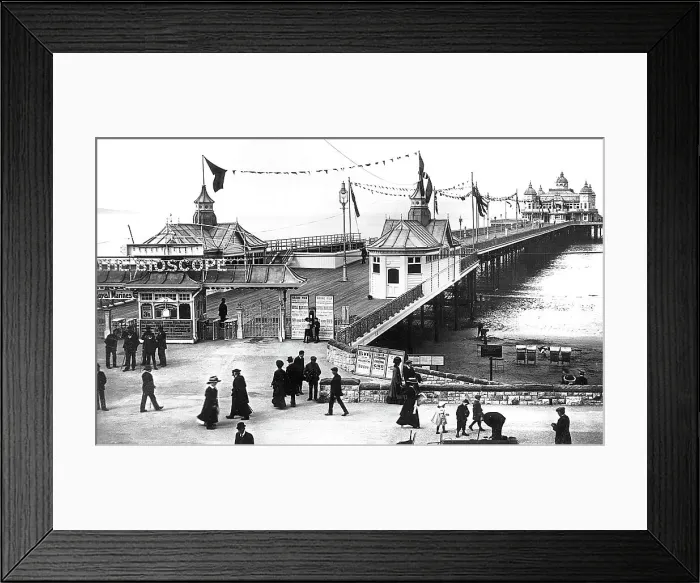 Framed Print : Weston-super-Mare Pier, early 1900s Framed Print : Weston-super-Mare Pier, early 1900s