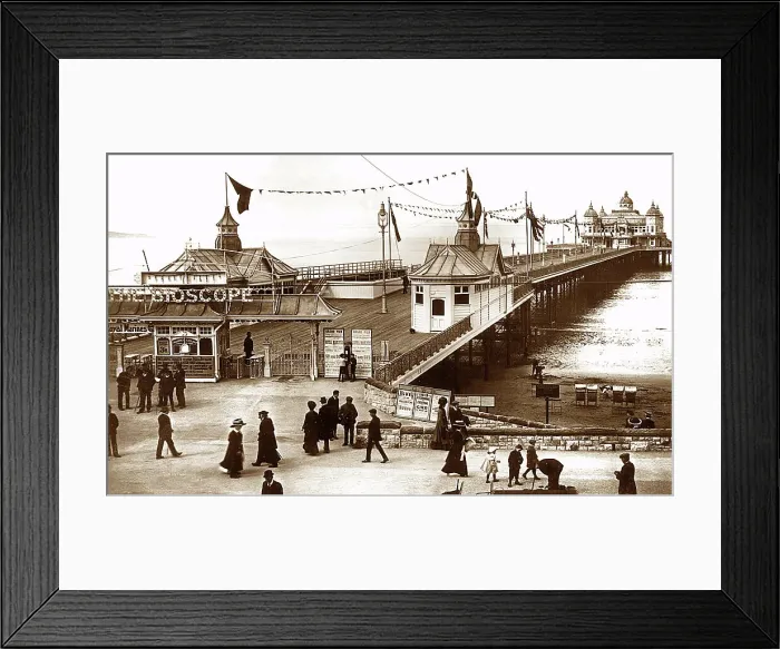 Framed Print : Weston-super-Mare Pier, early 1900s Framed Print : Weston-super-Mare Pier, early 1900s