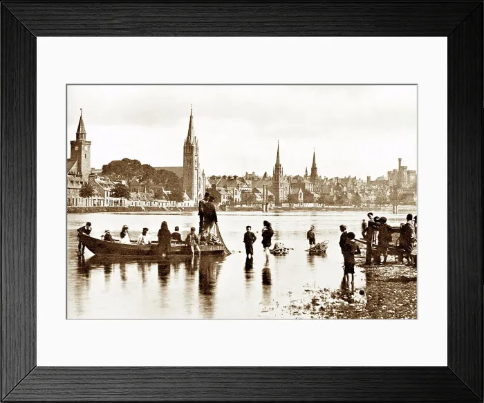Framed Print : Inverness, Scotland, Victorian period Framed Print : Inverness, Scotland, Victorian period