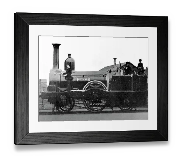 Framed Print : Altrincham Railway Engine early 1900s Framed Print : Altrincham Railway Engine early 1900s