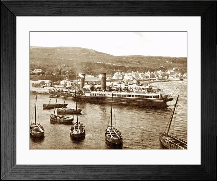 Framed Print : Ardrishaig, Victorian period Framed Print : Ardrishaig, Victorian period
