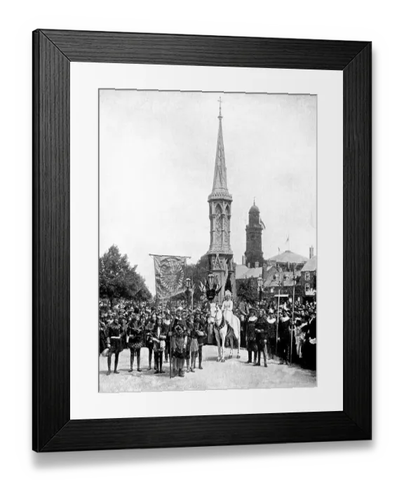 Framed Print : Banbury Cross Pageant early 1900s Framed Print : Banbury Cross Pageant early 1900s
