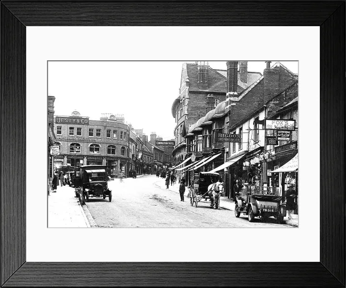 Framed Print : Yeovil Middle Street probably 1920s Framed Print : Yeovil Middle Street probably 1920s