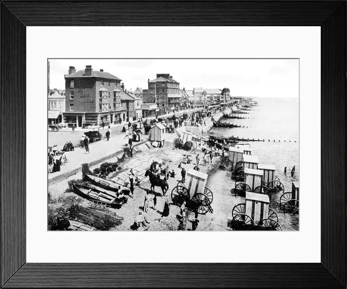Framed Print : Bognor Regis from the Pier early 1900s Framed Print : Bognor Regis from the Pier early 1900s