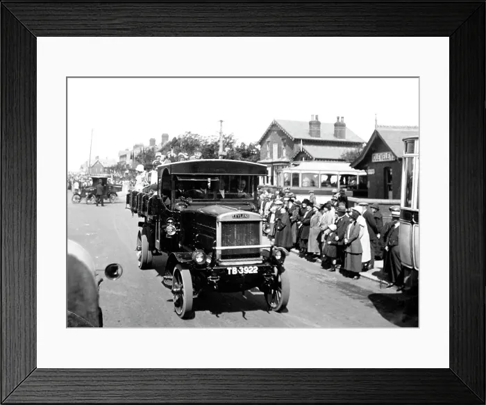 Framed Print : Cleveleys Victoria Road probably 1920s Framed Print : Cleveleys Victoria Road probably 1920s