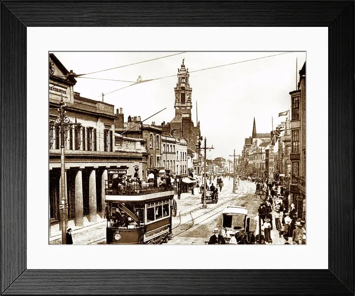 Framed Print : Colchester High Street early 1900s Framed Print : Colchester High Street early 1900s