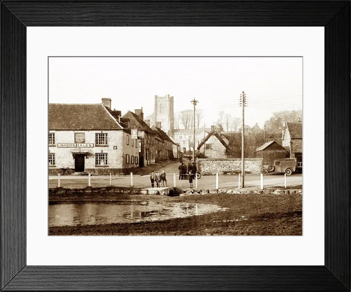 Framed Print : Aldbourne, early 1900s Framed Print : Aldbourne, early 1900s