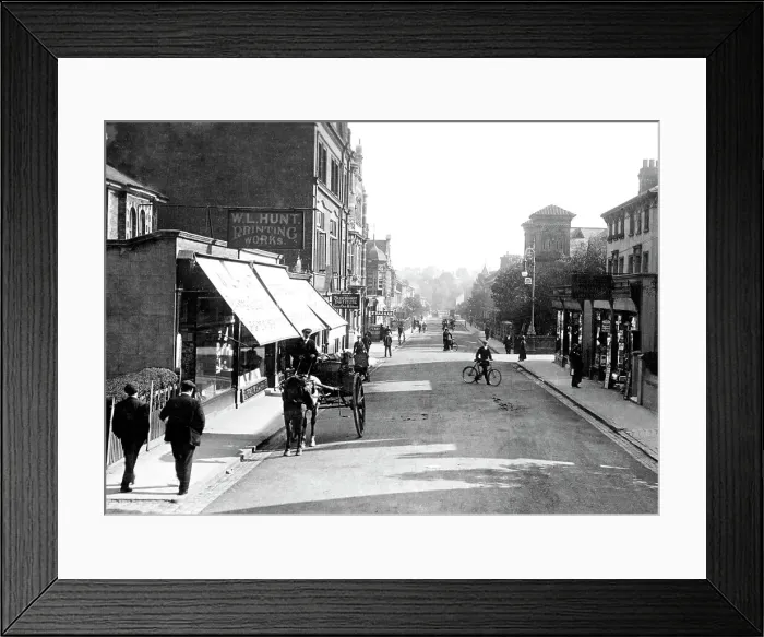 Framed Print : Victoria Road, Aldershot, early 1900s Framed Print : Victoria Road, Aldershot, early 1900s