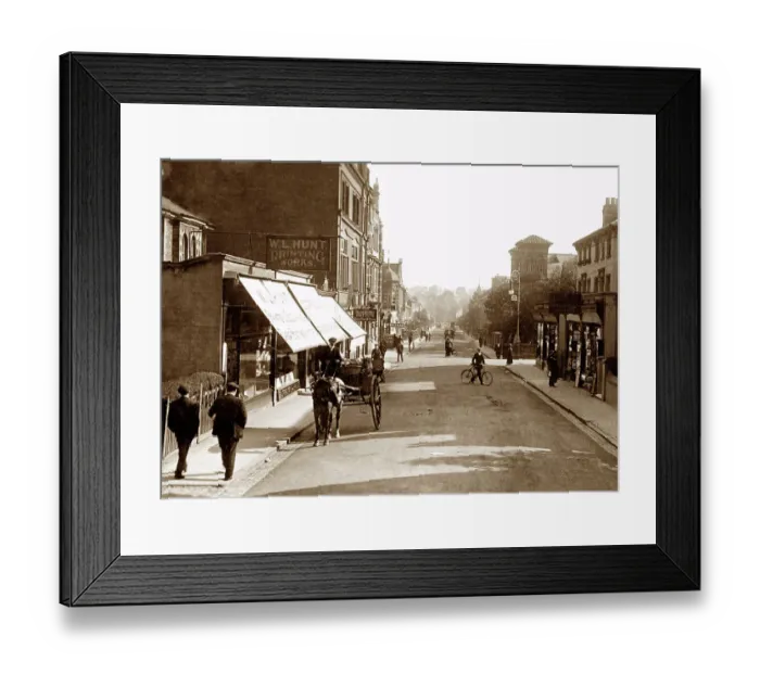 Framed Print : Aldershot Victoria Road early 1900s Framed Print : Aldershot Victoria Road early 1900s